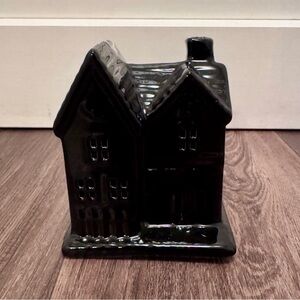 Black Halloween Martha Stewart Ceramic Haunted House Decor Light Up